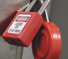 red padlock